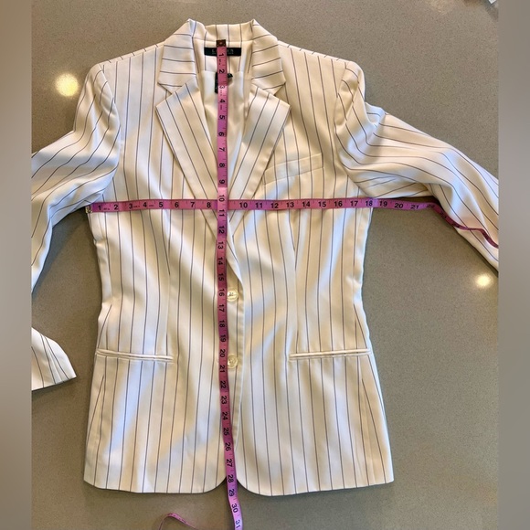 Ralph Lauren Silk Striped Suit Size 4 Old Money - Picture 5 of 16